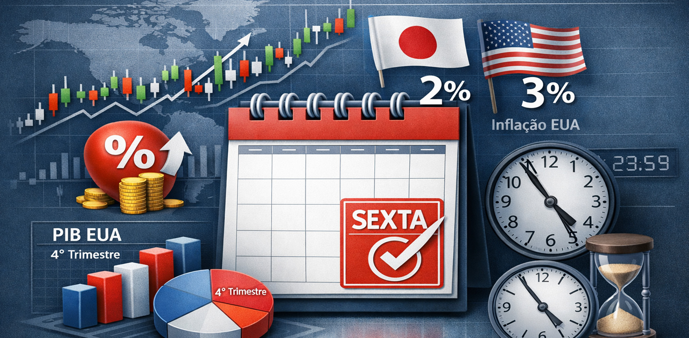 Amanhã destacamos PMI, PIB e Inflação